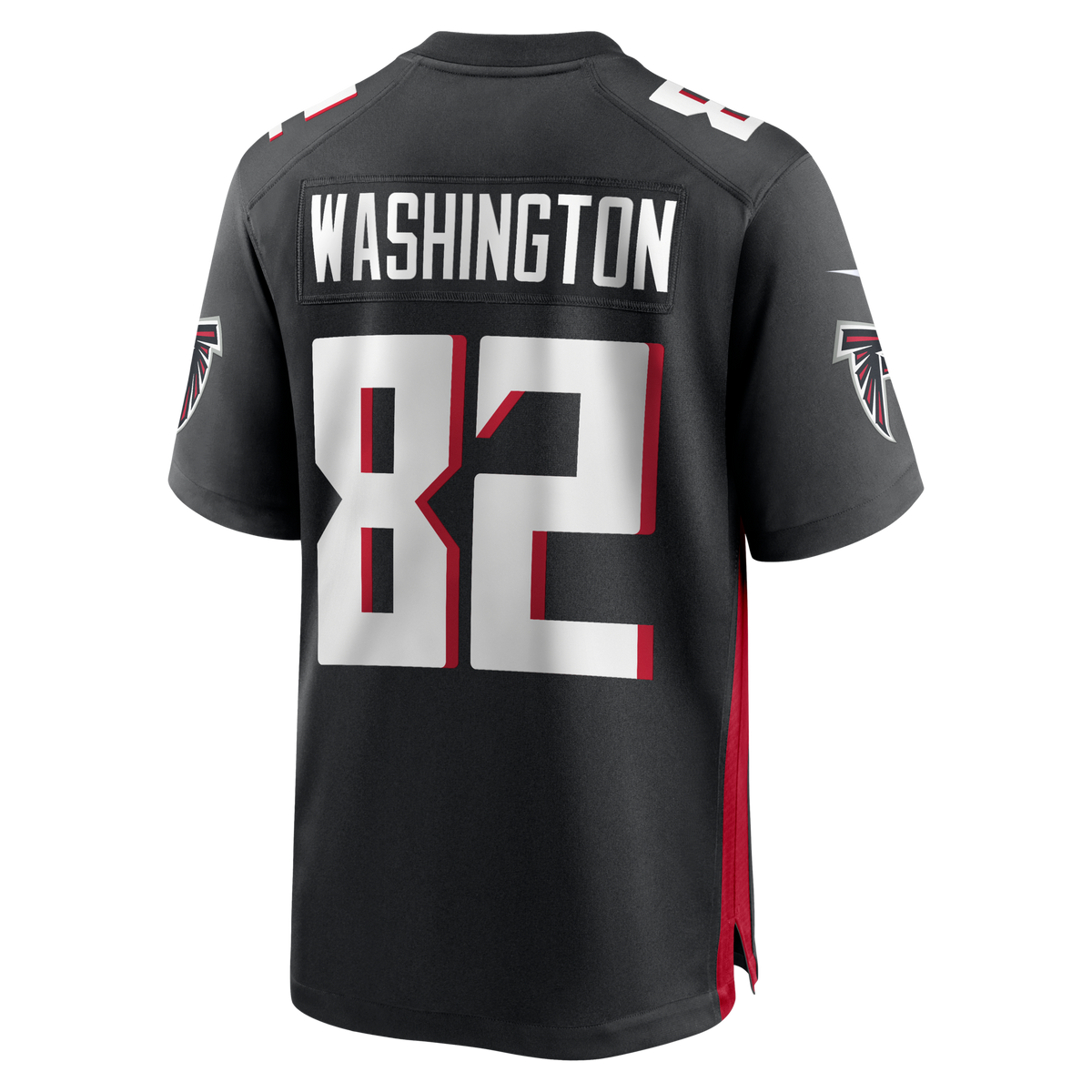 Atlanta Falcons Casey Washington Black Team Game Football Jersey