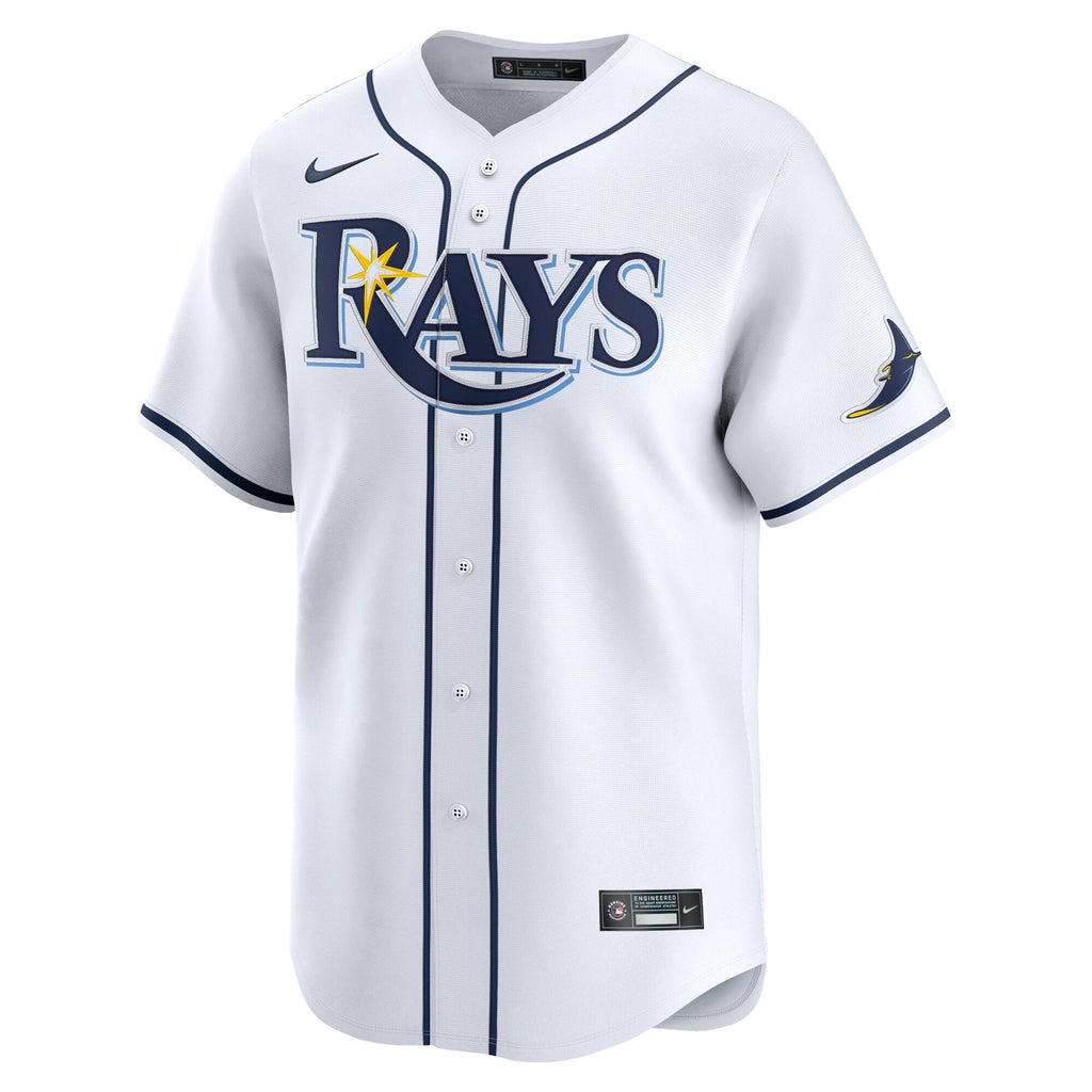 Tampa Bay Rays Brandon Lowe White Home Limited Player Baseball Jersey
