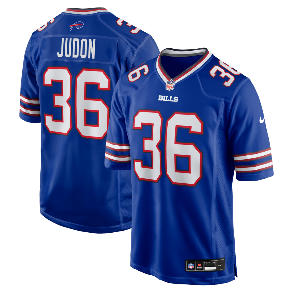 Buffalo Bills Matthew Judon Royal Team Game Football Jersey