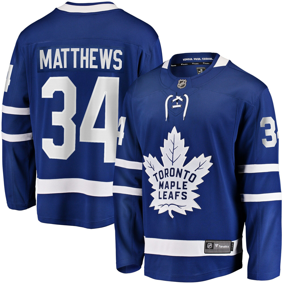 Toronto Maple Leafs Auston Matthews Blue Home Breakaway Hockey Jersey