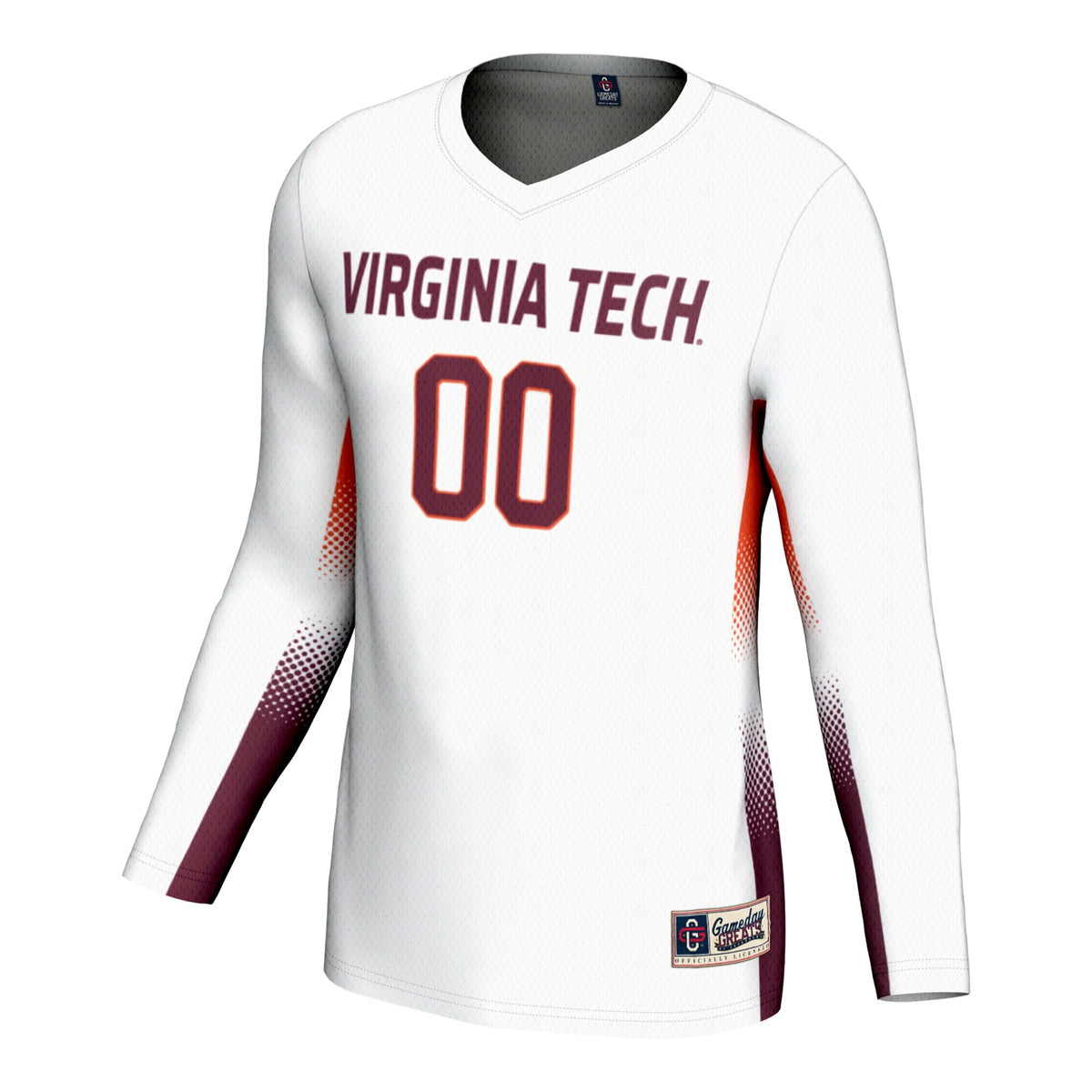Virginia Tech Hokies NIL Lightweight Volleyball Jersey - White