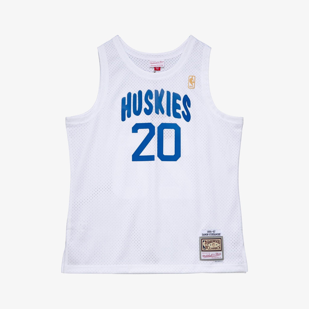 Toronto Huskies Damon Stoudamire 1996 Swingman Jersey - White