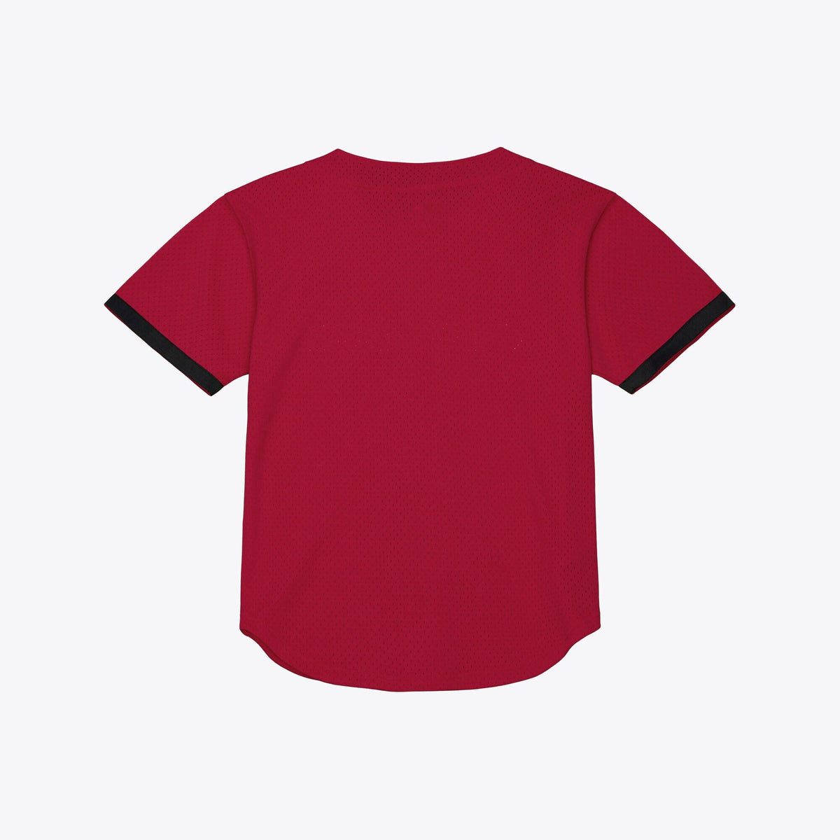Cardinal Arkansas Razorbacks Mesh Button-Up Batting Practice Baseball Jersey