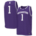 #1 Northwestern Wildcats Replica Basketball Jersey - Purple