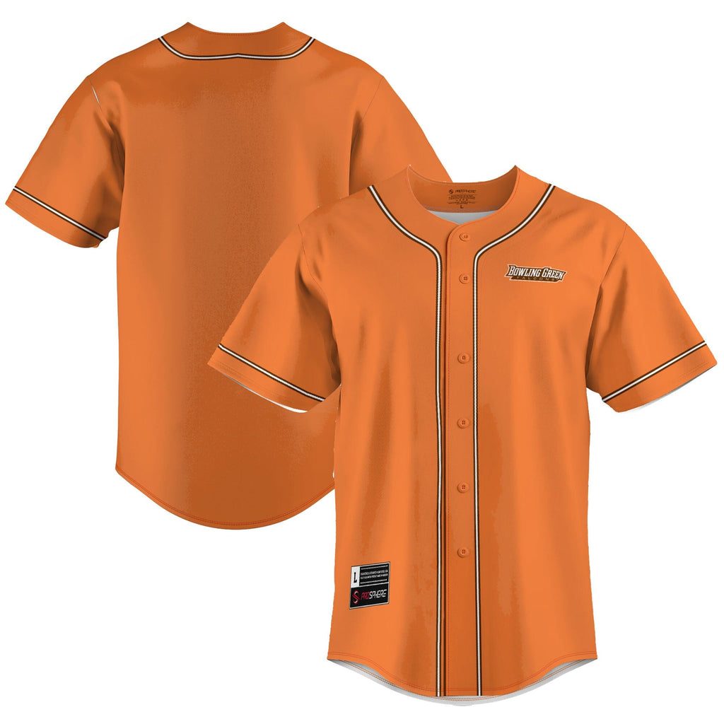 Bowling Green St. Falcons Lightweight Baseball Jersey - Orange