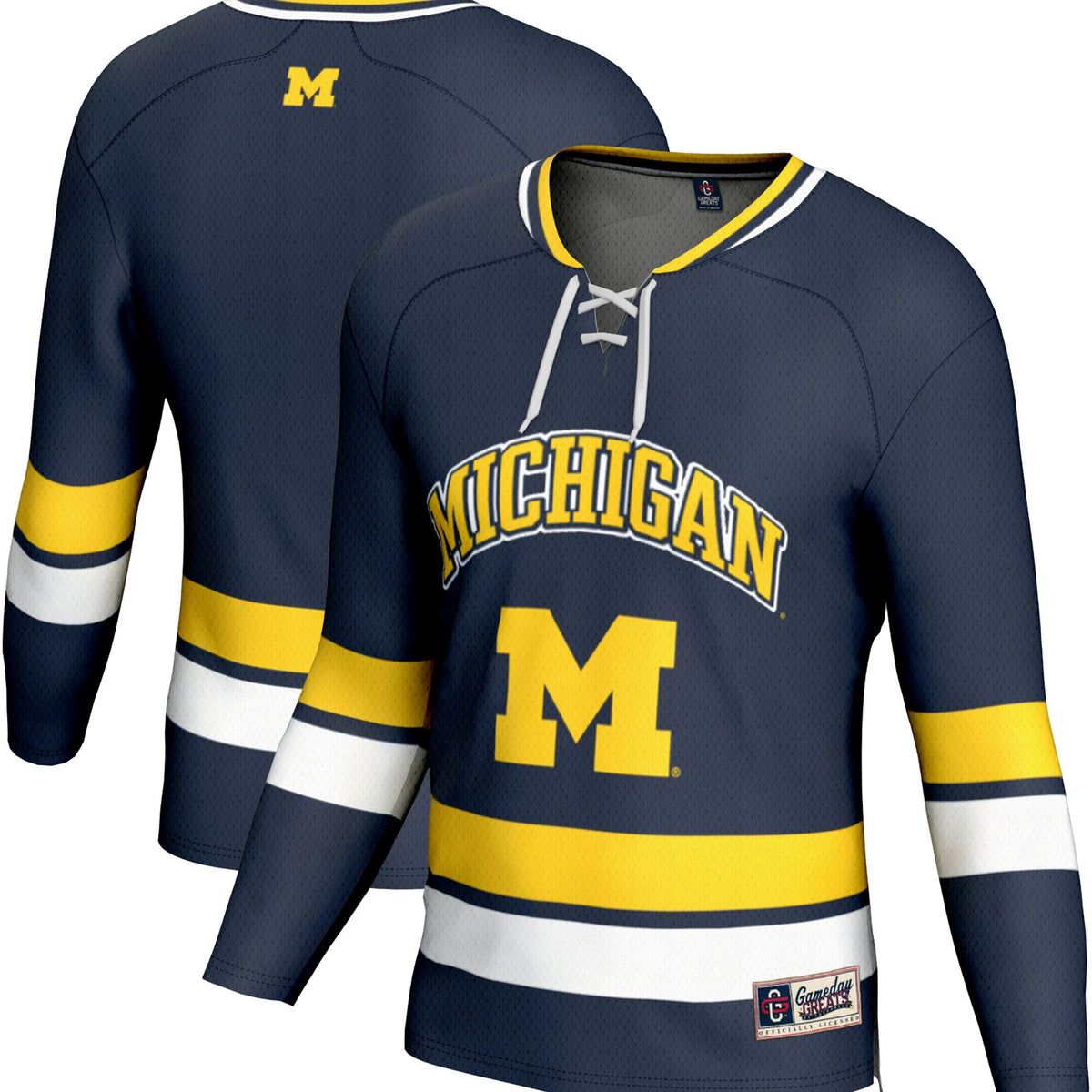 Navy Michigan Wolverines Spirit Hockey Jersey