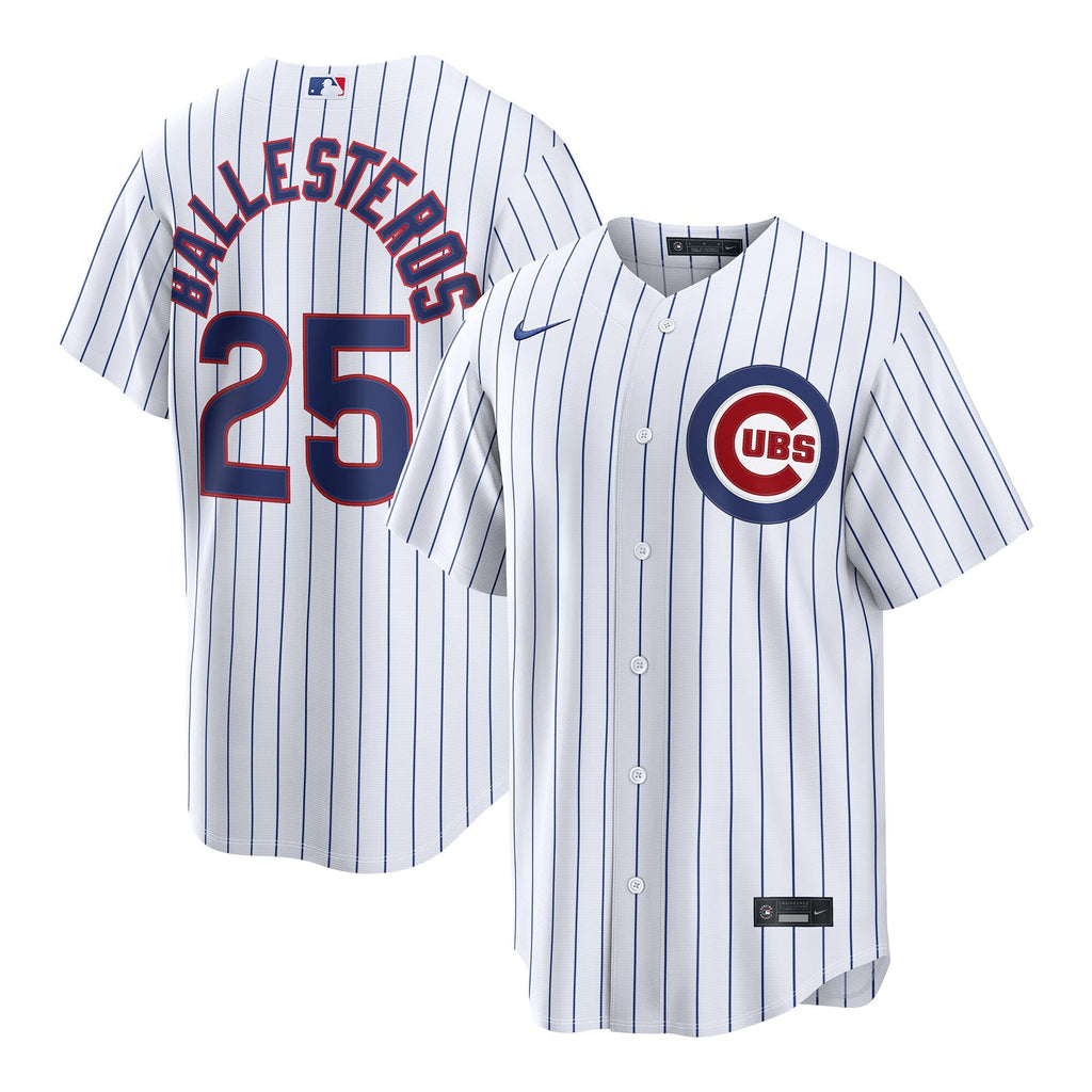 Chicago Cubs Moisés Ballesteros White Home Replica Baseball Jersey