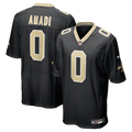 New Orleans Saints Ugo Amadi Black Team Game Football Jersey