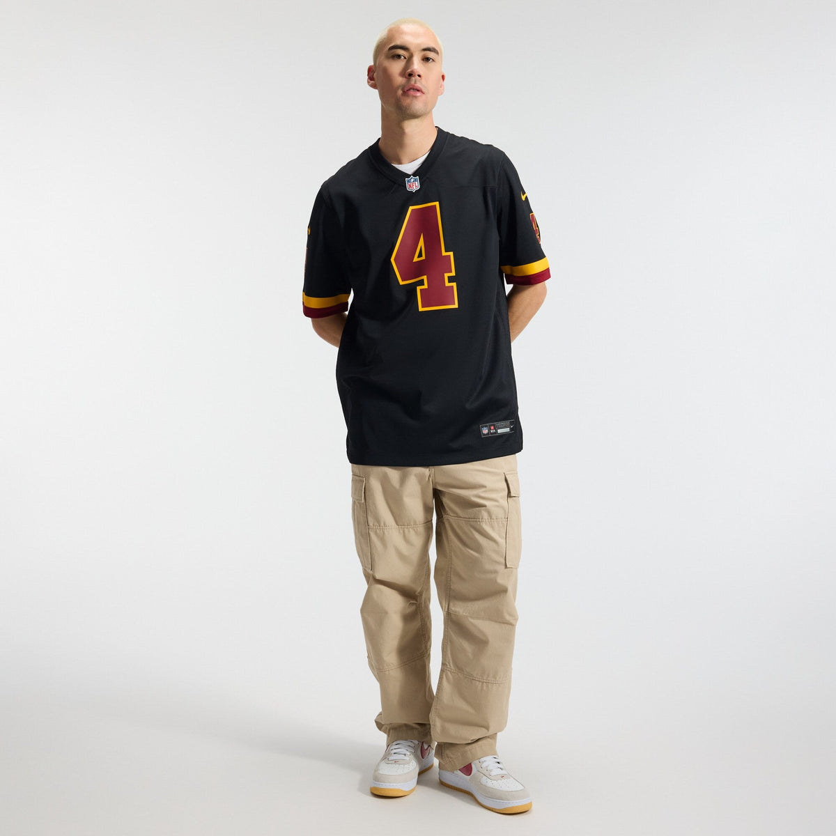 Washington Commanders Frankie Luvu Black Hail Raiser Alternate Game Football Jersey