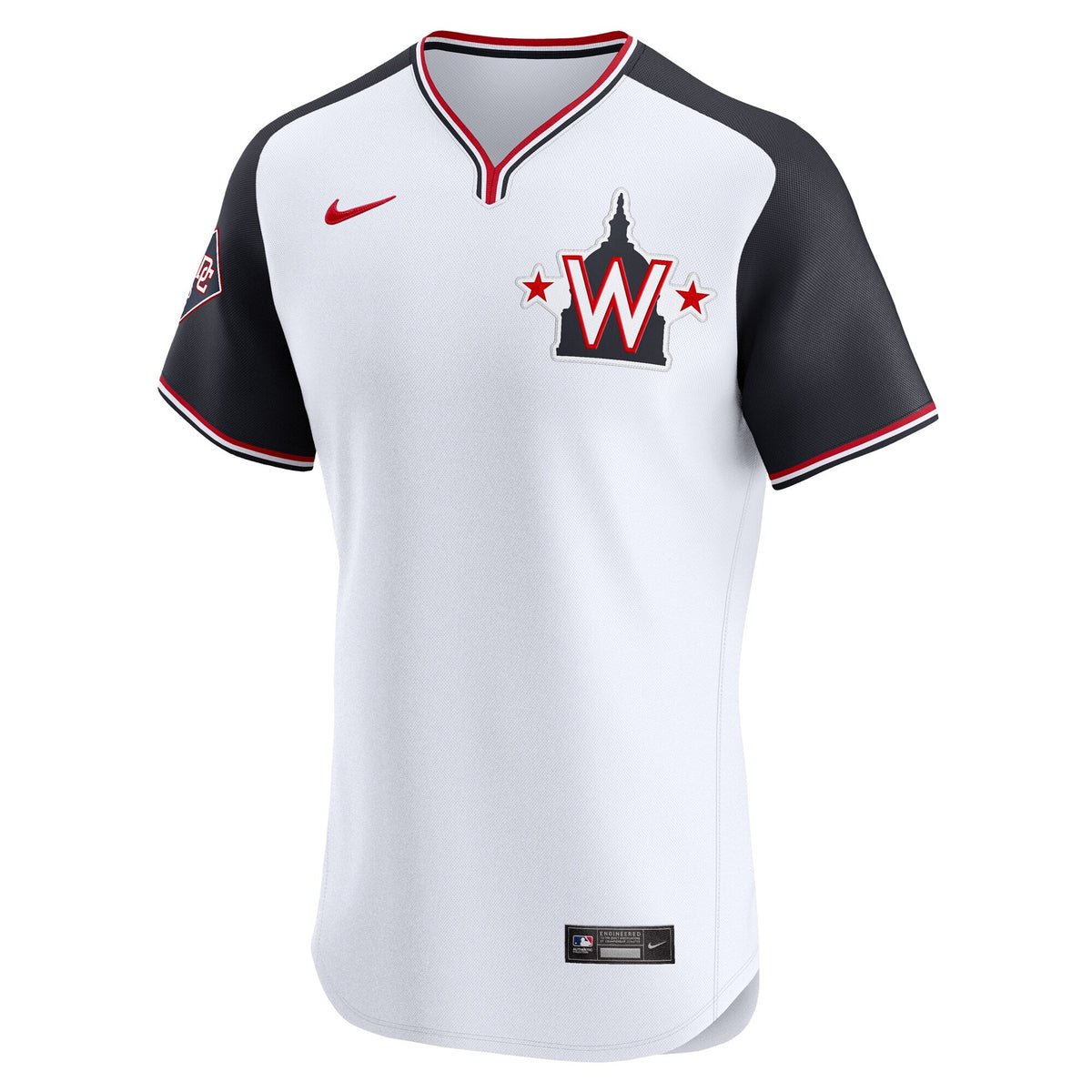 Washington Nationals Navy Alternate Elite Baseball Jersey