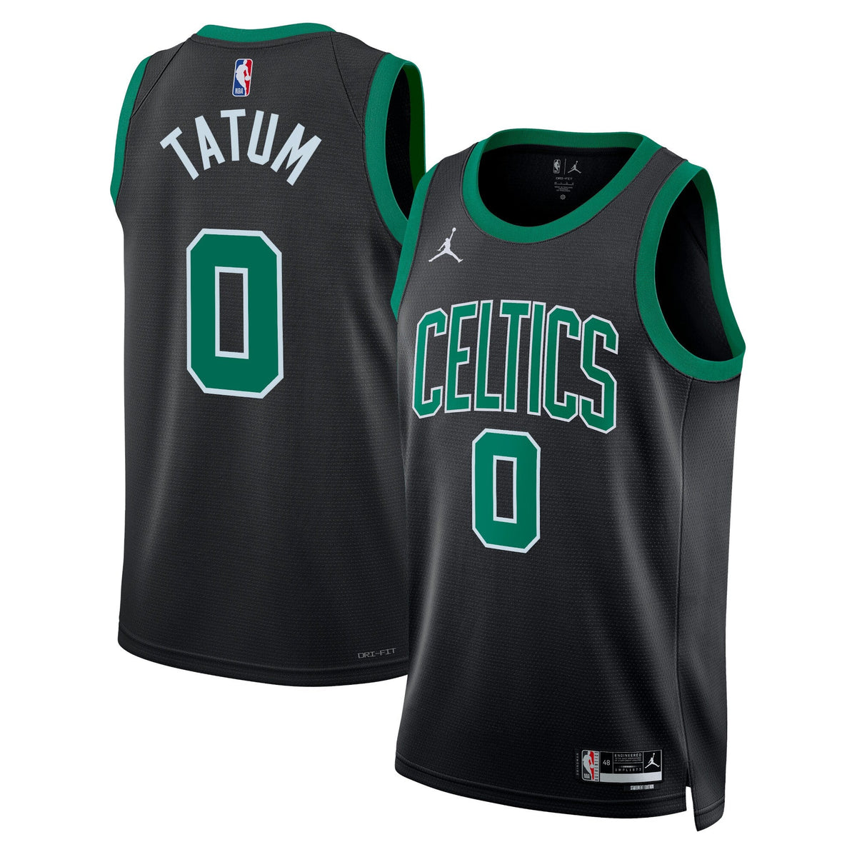 Boston Celtics Statement Edition Swingman Jersey - Black - Jayson Tatum