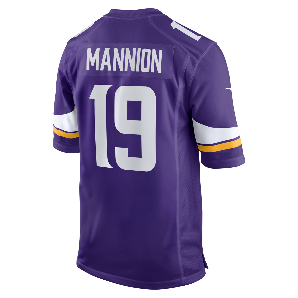Minnesota Vikings Sean Mannion Purple Game Football Jersey