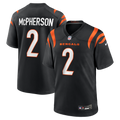 Cincinnati Bengals Evan McPherson Black Game Football Jersey