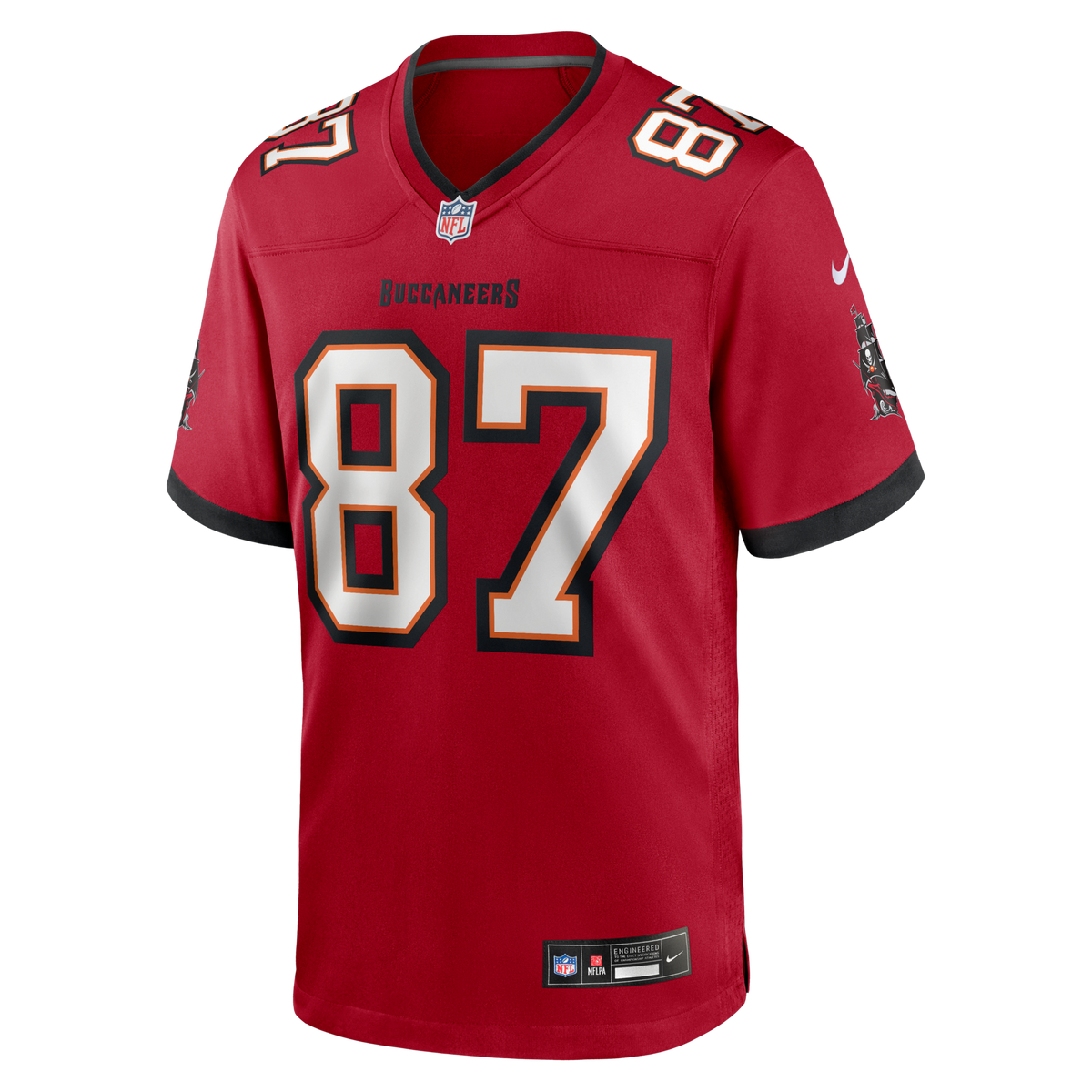 Tampa Bay Buccaneers Payne Durham Red Game Football Jersey