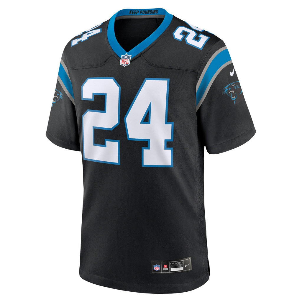 Carolina Panthers Jonathon Brooks Black Game Football Jersey