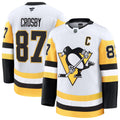 Pittsburgh Penguins Sidney Crosby White Away Premium Jersey