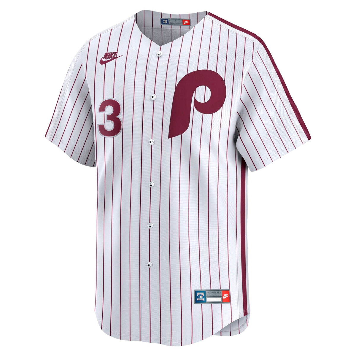 Philadelphia Phillies Bryce Harper White Cooperstown Collection Limited Baseball Jersey