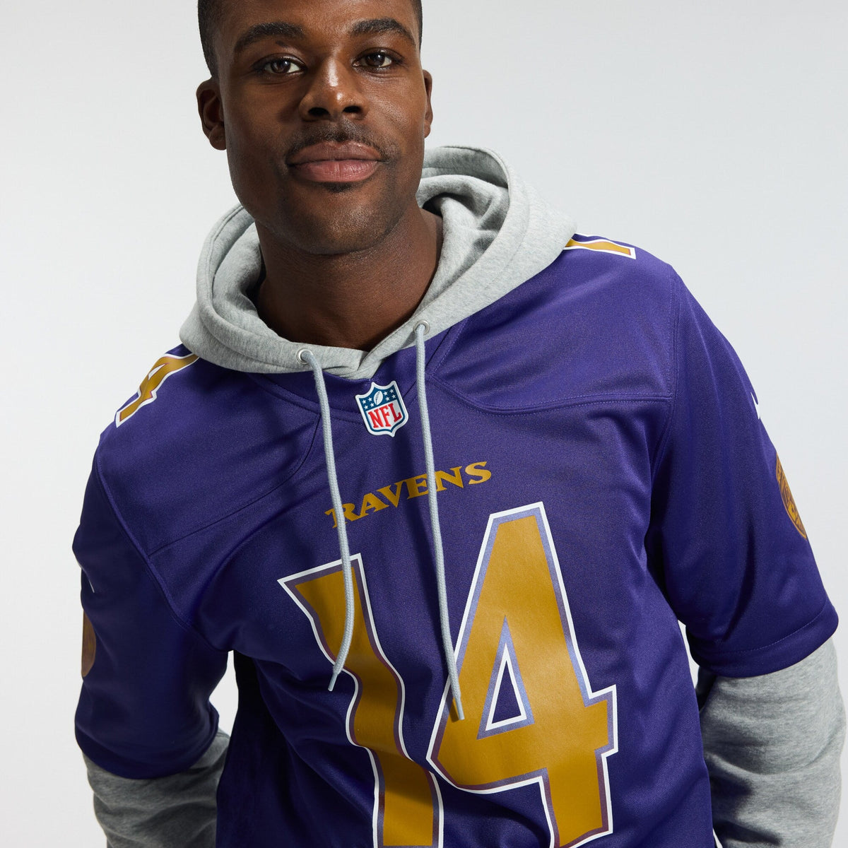 Baltimore Ravens Kyle Hamilton Purple Alternate Game Football Jersey