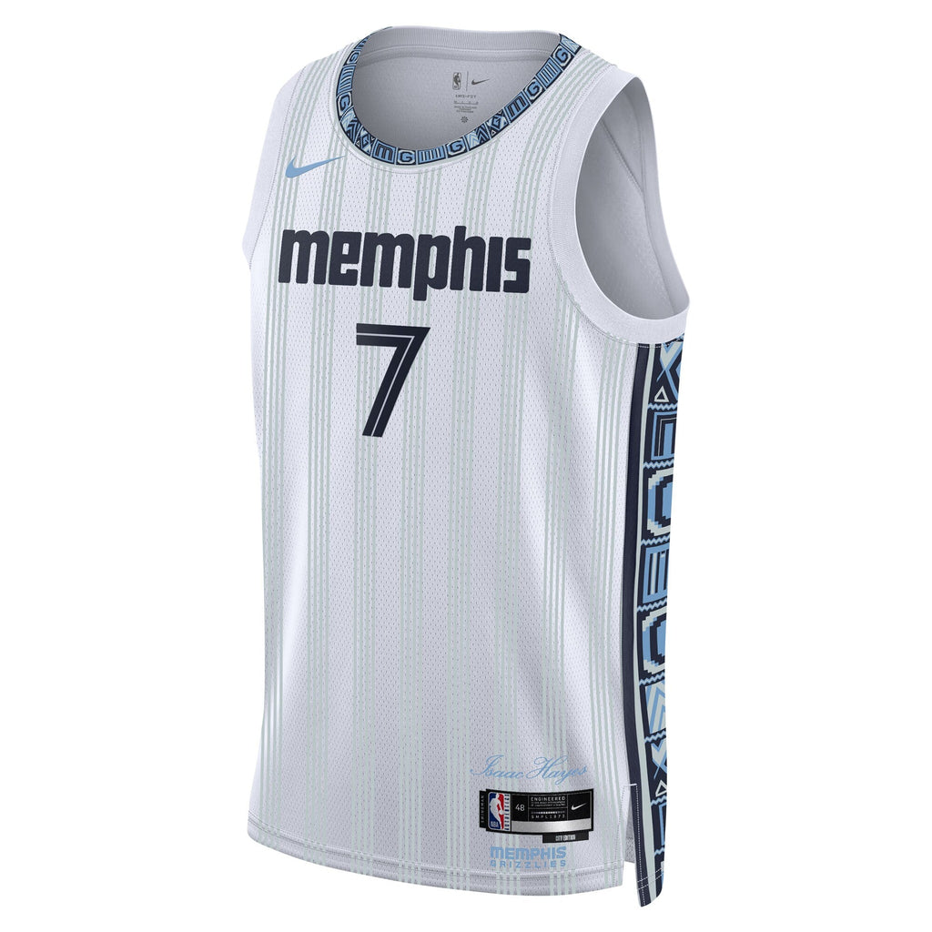 Memphis Grizzlies 2025/26 City Edition Swingman Jersey - Gray - Santi Aldama