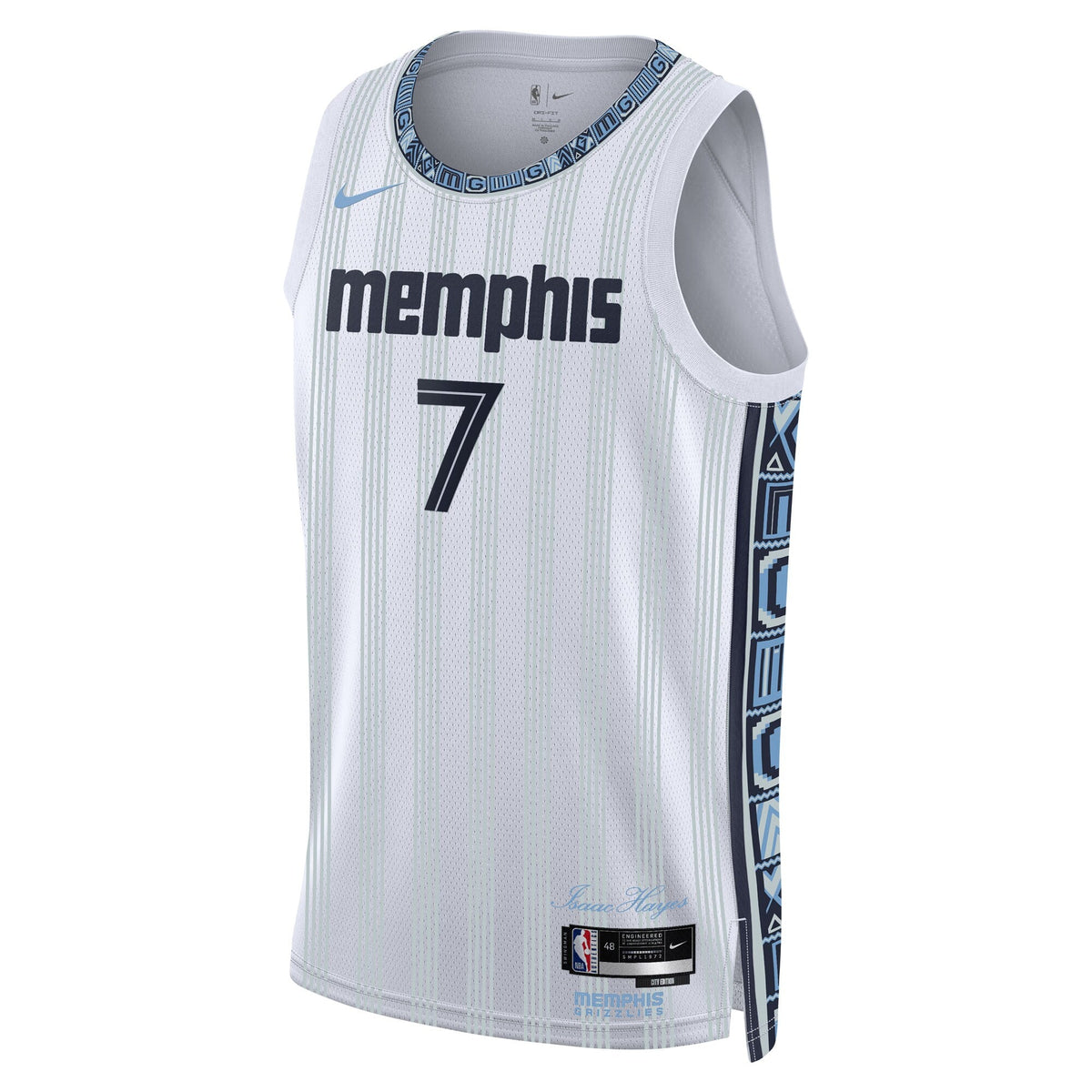Memphis Grizzlies 2025/26 City Edition Swingman Jersey - Gray - Santi Aldama