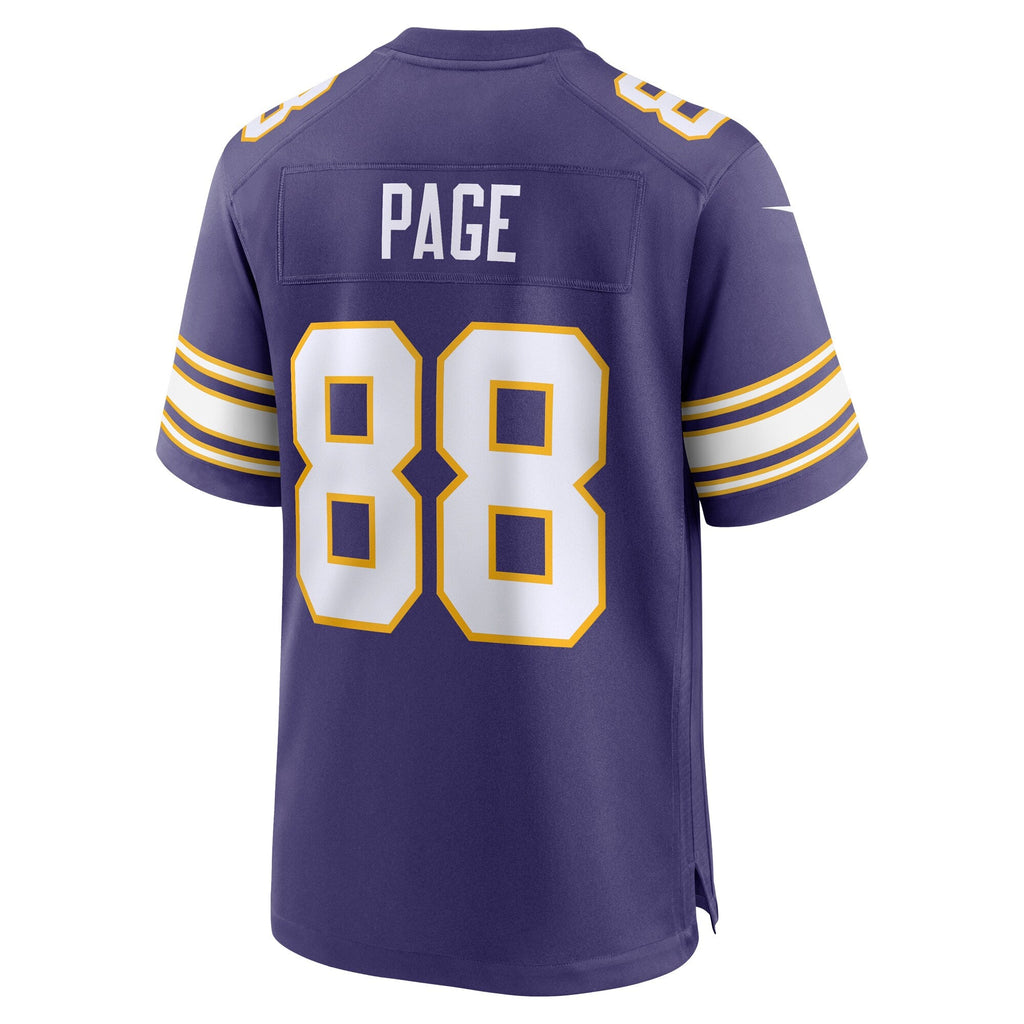 Minnesota Vikings Alan Page Purple Retired Player Alternate Game Football Jersey