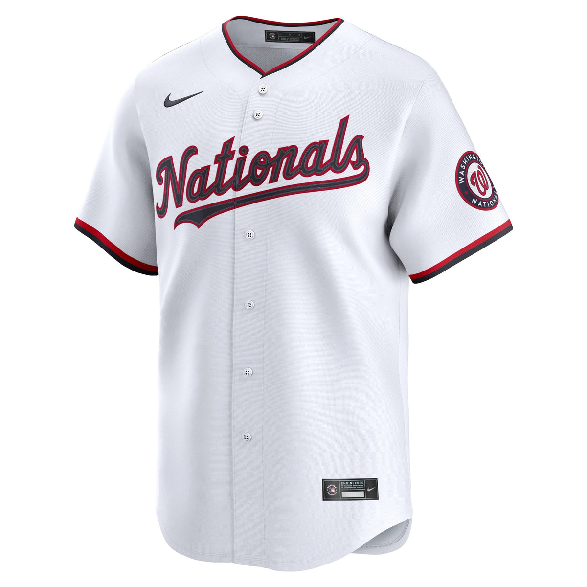 Washington Nationals White Home Limited Custom Baseball Jersey