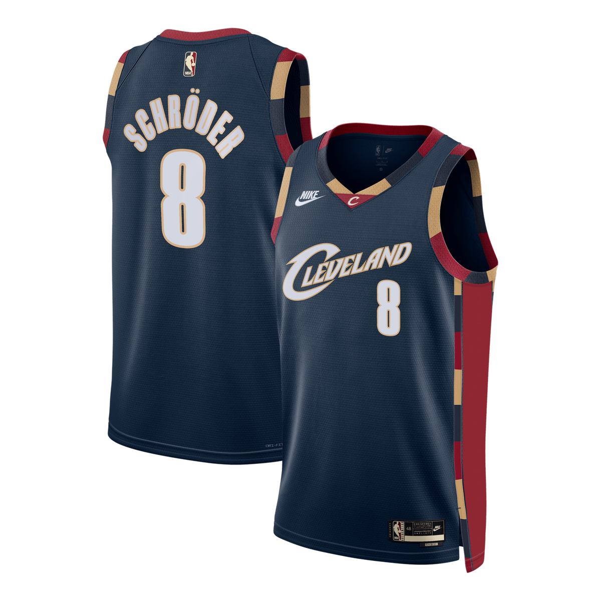 Cleveland Cavaliers Classic Edition Swingman Jersey - Navy - Dennis Schröder