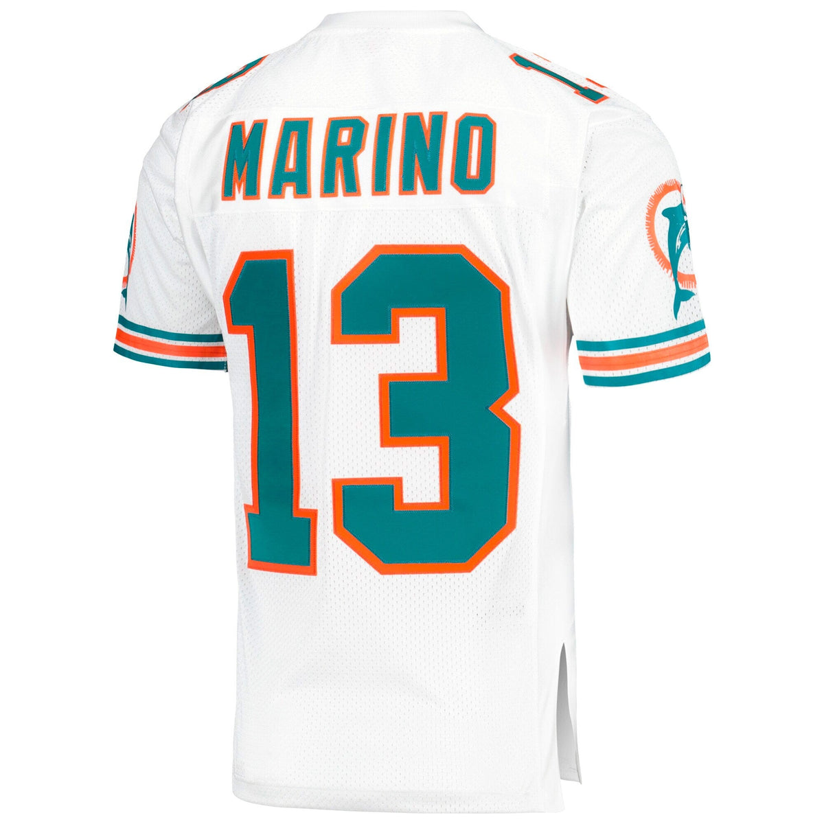 Miami Dolphins 1995 Dan Marino White Throwback Retired Player Pocket Football Jersey