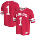 New Mexico Lobos Lightweight Collegiate Football Fashion Jersey - Cherry