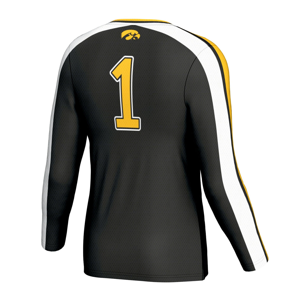 Iowa Hawkeyes Lightweight Collegiate Volleyball Fashion Jersey - Black