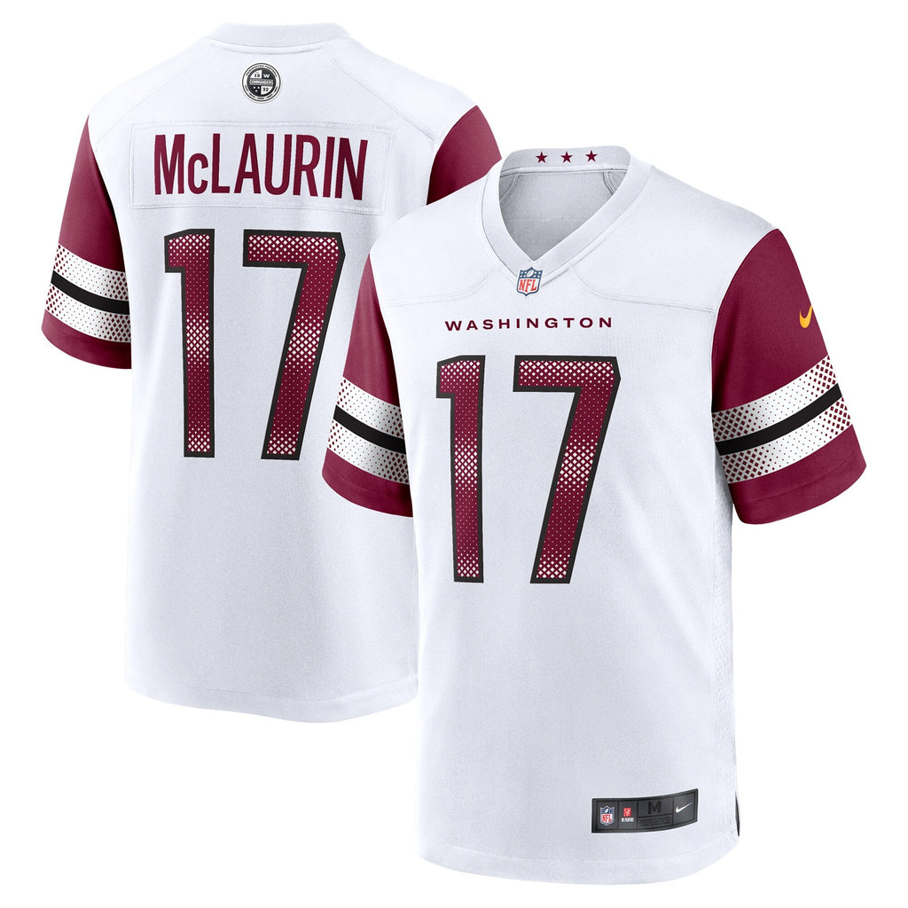 Washington Commanders Terry McLaurin White Game Football Jersey