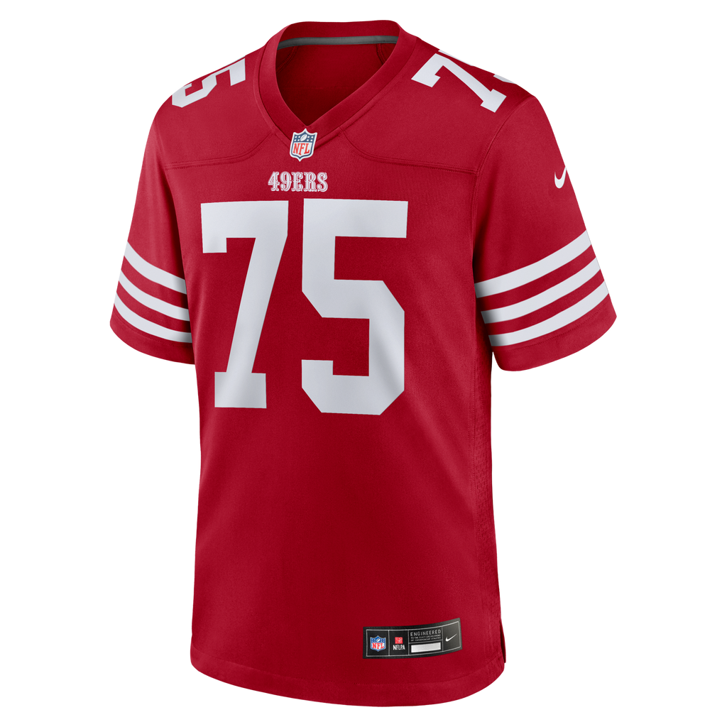 San Francisco 49ers Connor Colby Scarlet Team Game Football Jersey