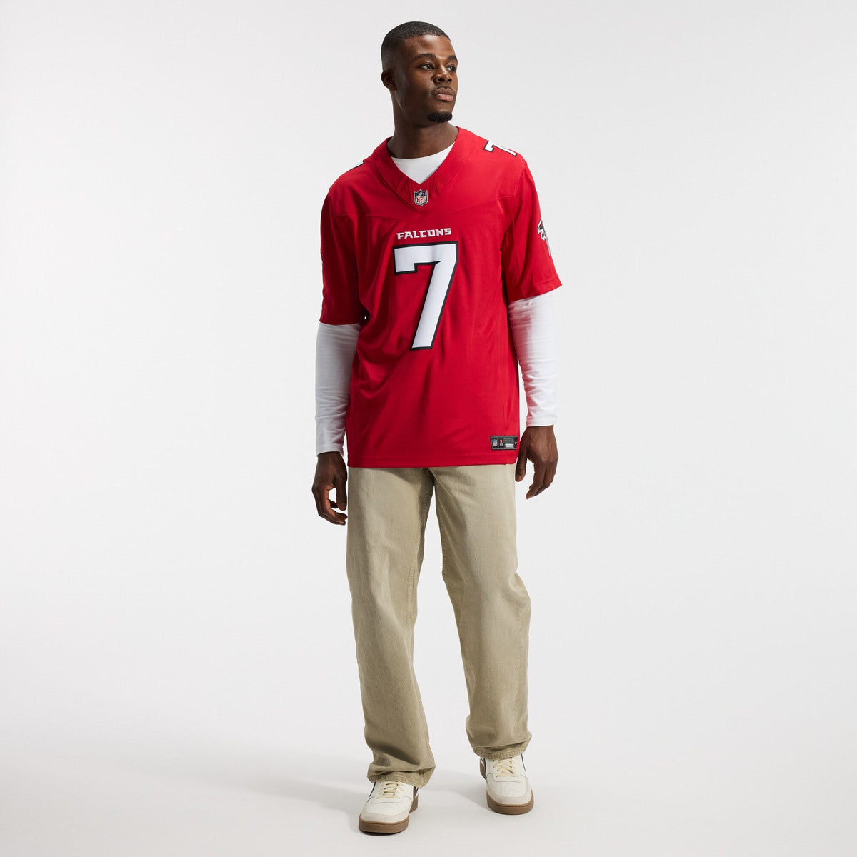 Atlanta Falcons Bijan Robinson Red Team Vapor F.U.S.E. Stitched Limited Football Jersey
