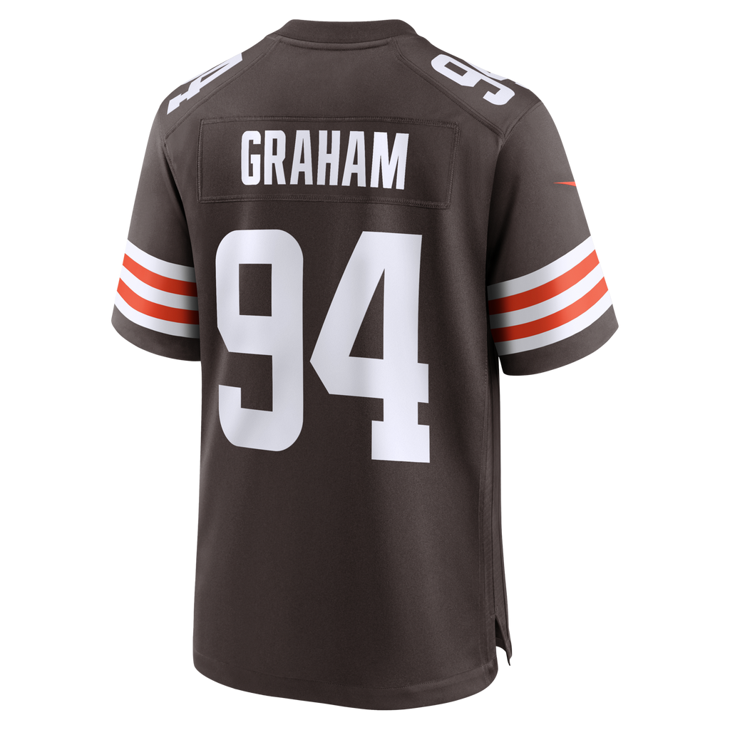 Cleveland Browns Mason Graham Brown Game Football Jersey