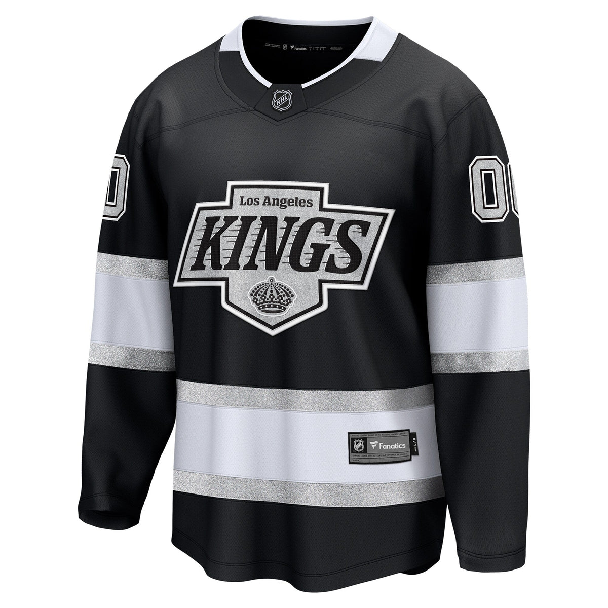 Los Angeles Kings Black Home Breakaway Custom Hockey Jersey