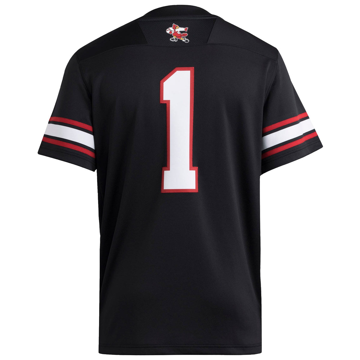 #1 Black Louisville Cardinals Premier Strategy Jersey