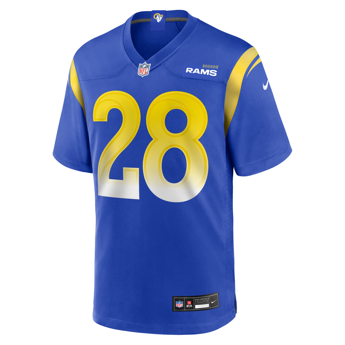 Los Angeles Rams Marshall Faulk Royal Game Retired Player Football Jersey