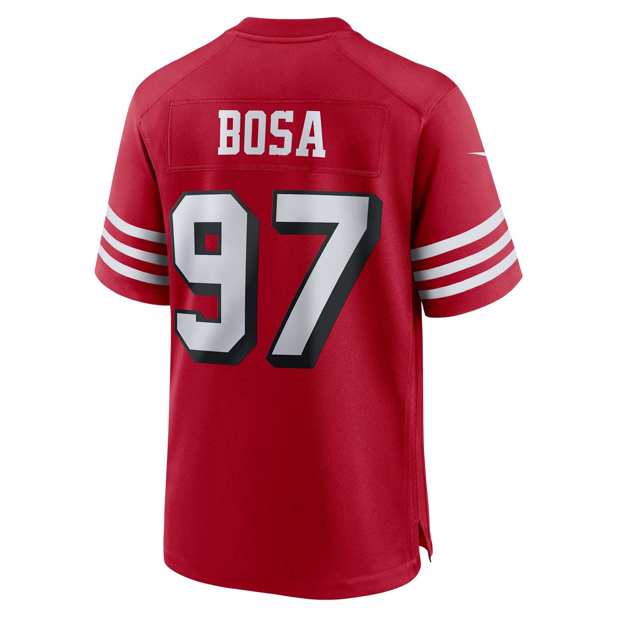 San Francisco 49ers Nick Bosa Scarlet Alternate Game Football Jersey
