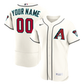 Arizona Diamondbacks Cream Home Custom Baseball Jersey
