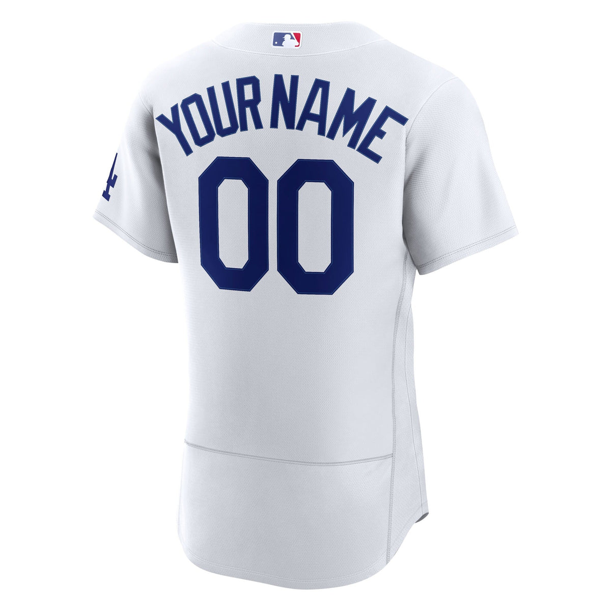 Los Angeles Dodgers White Home Custom Baseball Jersey