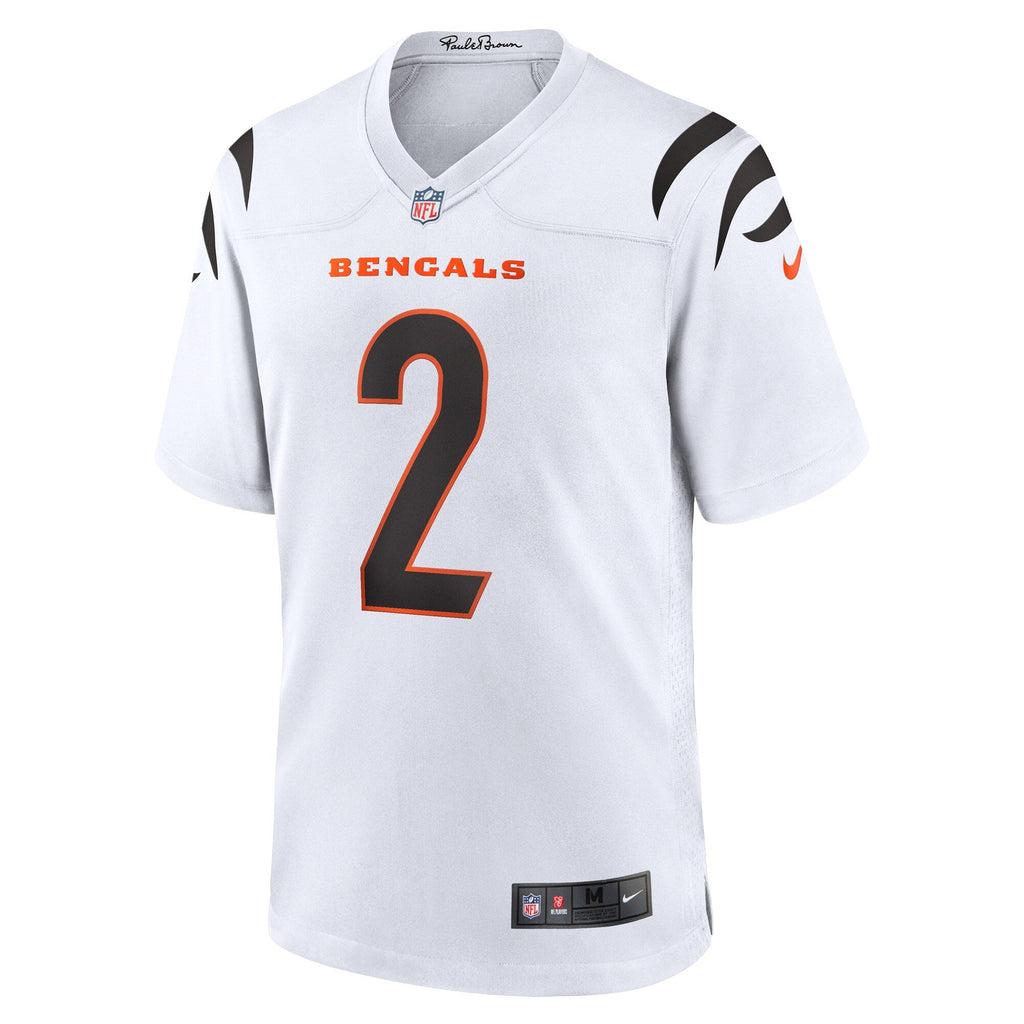Cincinnati Bengals Evan McPherson White Game Player Football Jersey