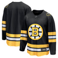 Boston Bruins Black Anniversary Home Breakaway Hockey Jersey