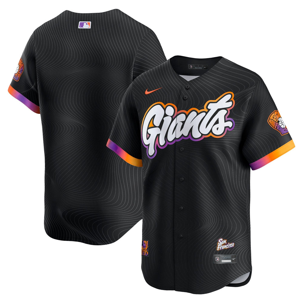 San Francisco Giants Anthracite 2025 City Connect Limited Baseball Jersey