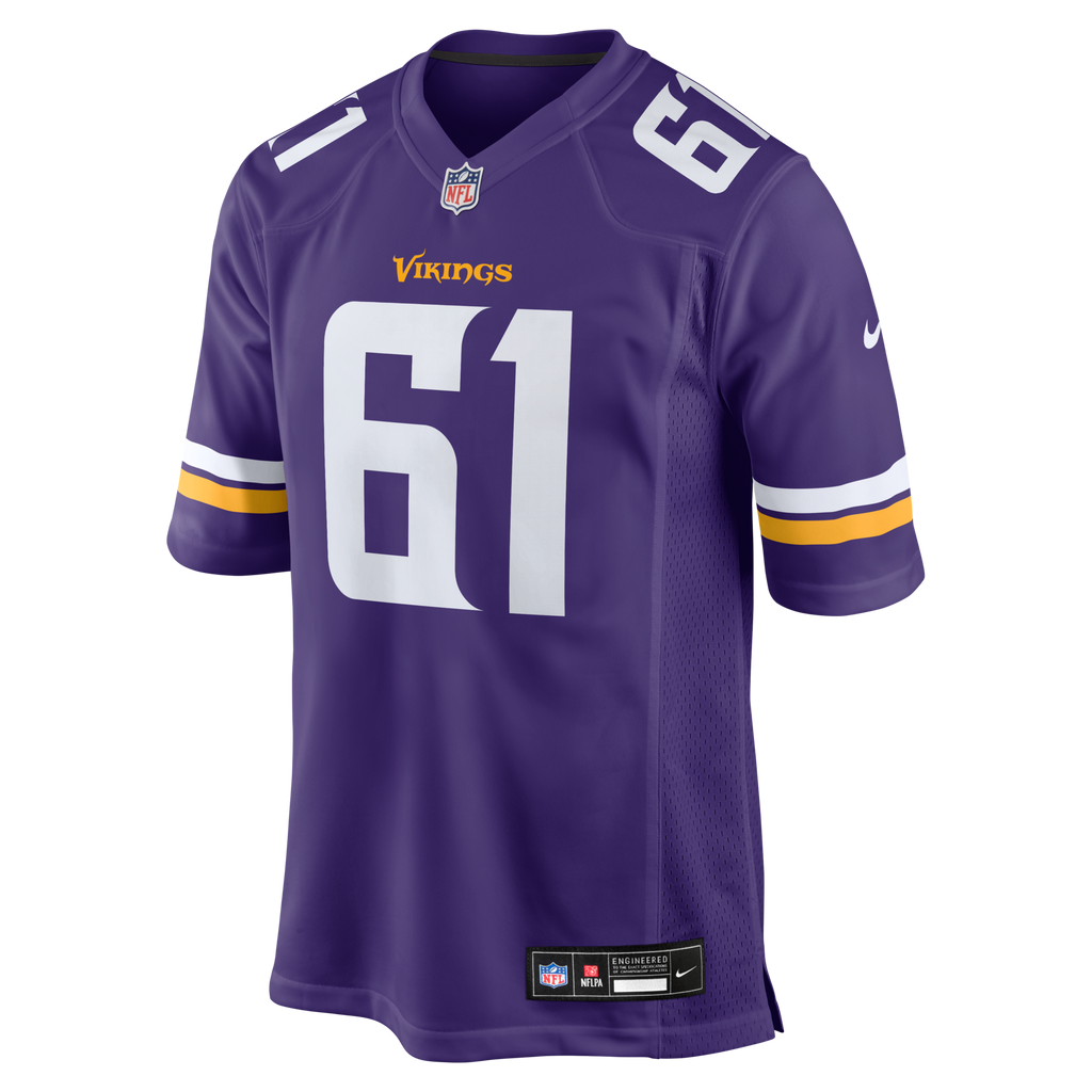 Minnesota Vikings Jalen Redmond Purple Game Football Jersey