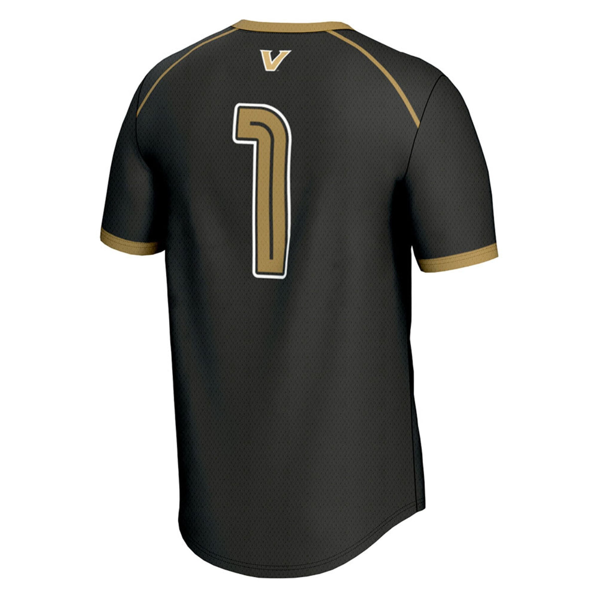 #1 Vanderbilt Commodores Lightweight Lacrosse Jersey - Black