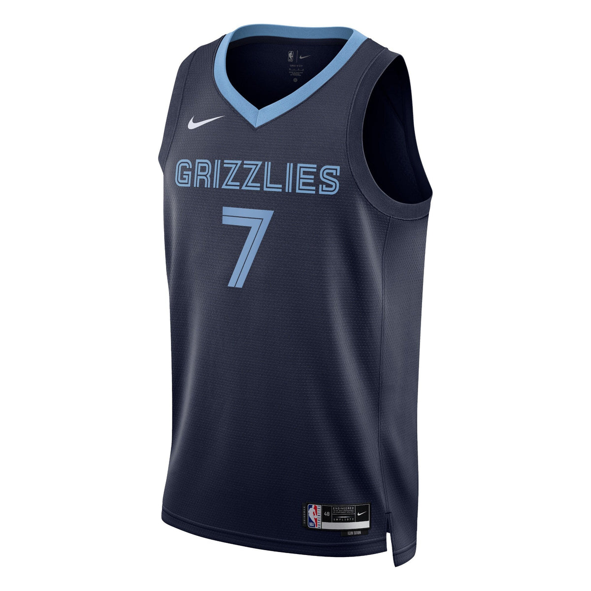 Memphis Grizzlies Icon Edition Swingman Jersey - Navy - Santi Aldama