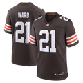 Cleveland Browns Denzel Ward Brown Player Game Football Jersey