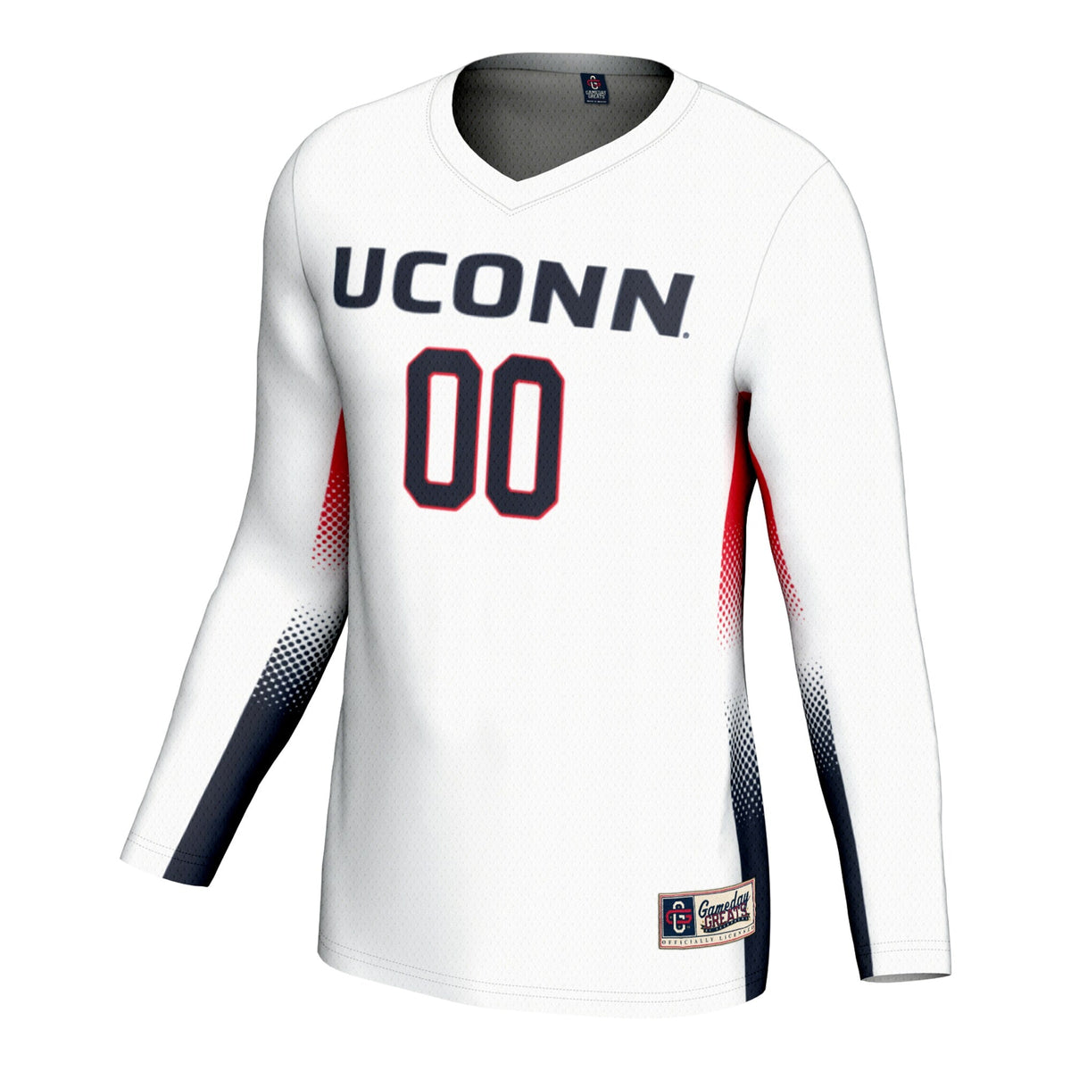 UConn Huskies NIL Lightweight Volleyball Jersey - White