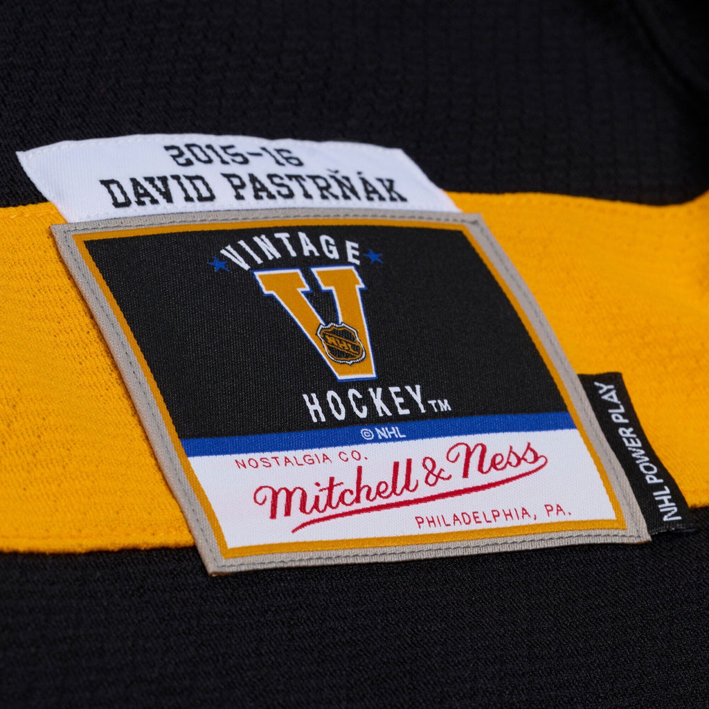 Boston Bruins David Pastrnak Black 2015 Power Play Jersey