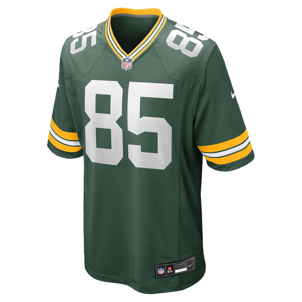 Green Bay Packers Tucker Kraft Green Game Football Jersey